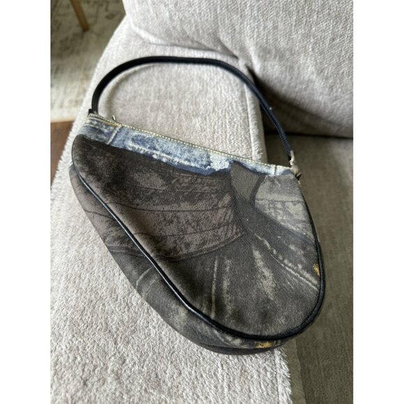 Dior Denim Mini Saddle - Picture 2 of 7